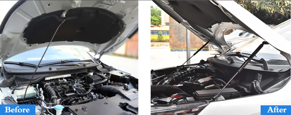 2 шт., Автомобильный газовый амортизатор, передний демпфер двигателя, подъемник стержня для Dodge Journey FIAT Freemont 2007-2018, аксессуары