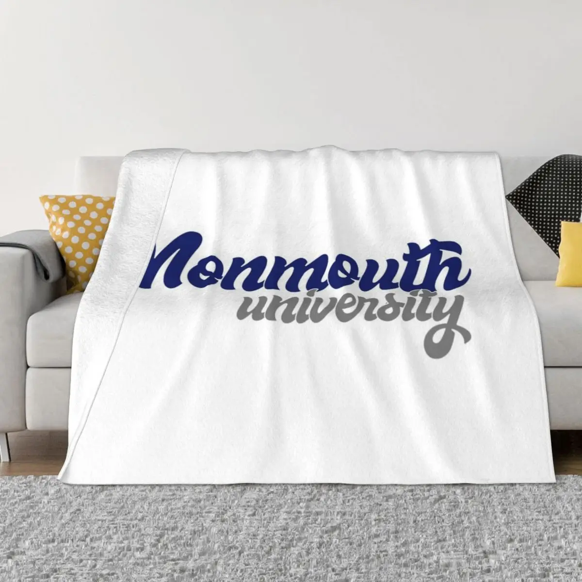 

Monmouth University Throw Blanket Baby Flannel manga Soft Beds Blankets