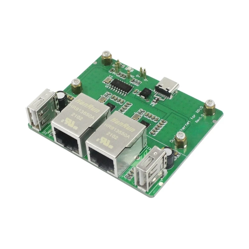 

Dual Ethernet Board USB HUB for RaspberryPi 2W High Quality Expansion Adapter Board Plug and Play