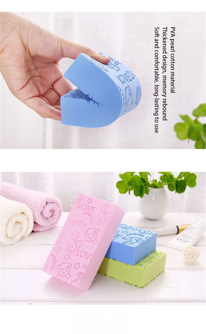 

New Soft Body Scrubber Bath Exfoliating Scrub Sponge Shower Brush Body Scrub Exfoliator Skin Cleaner Dead Skin Remover Bathing