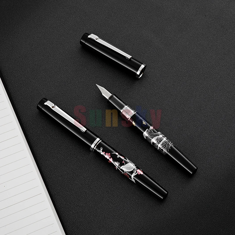 PLATINUM Modern Maki-e Luster Fountain Pen PROCYON PNS-10000, Stainless Steel Nib, The Best Gift & Office Desk Decor