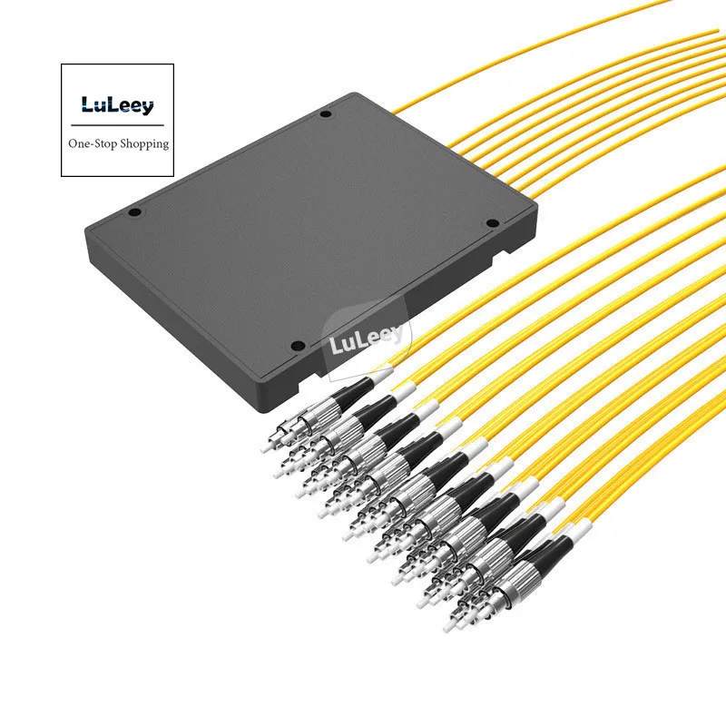 1 X 32 FC UPC Optical Splitter PLC Box Type Light Splitting 1310/1550nm Ceramic Ferrule Split Ratio Default 50 Return Loss 50dB