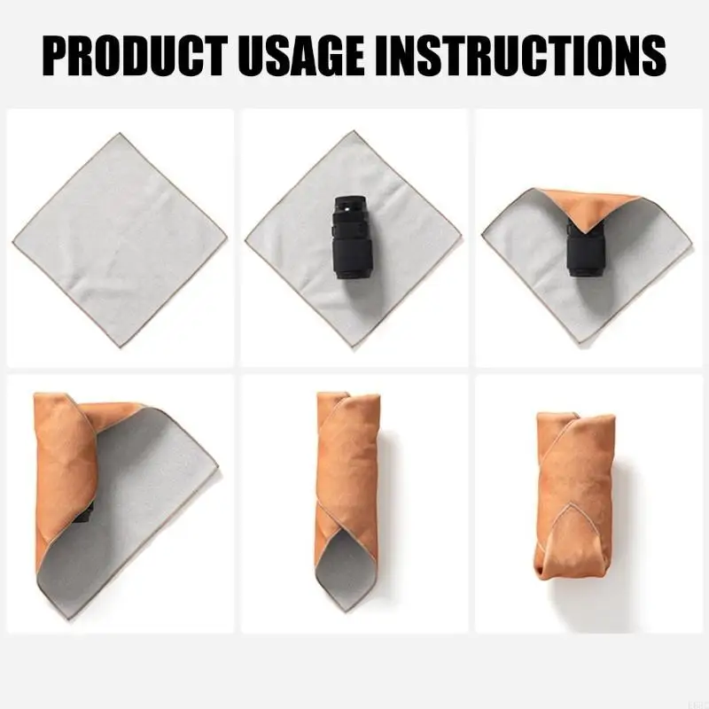 

E65C Flexible Camera Lens Protector Wrap Adhesive Storage Cloth 45cmx45cm