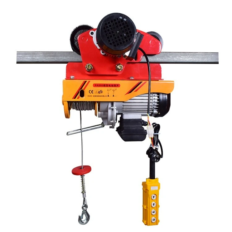 One-piece miniature electric hoist, household operation with sports car electric hoist PA200 PA400