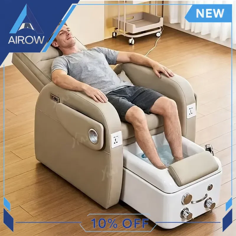 for Luxury Pedicure Chair Manicure Station Foot Spa Salon Furniture with Pump Drain Professional Beauty Equipment for Nail