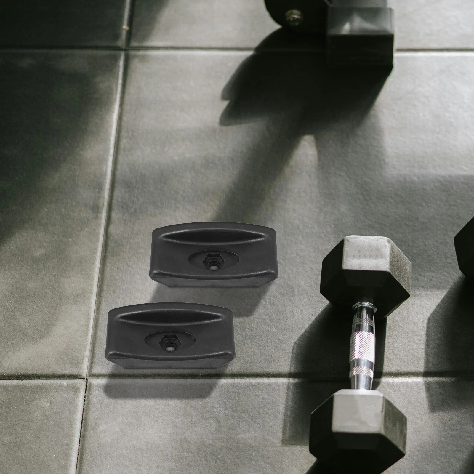 

2pcs Dumbbell Rack Saddles Rubber Base Multifunctional Barbell Storage Attachments Shock Absorbing Accessories Weight Stand