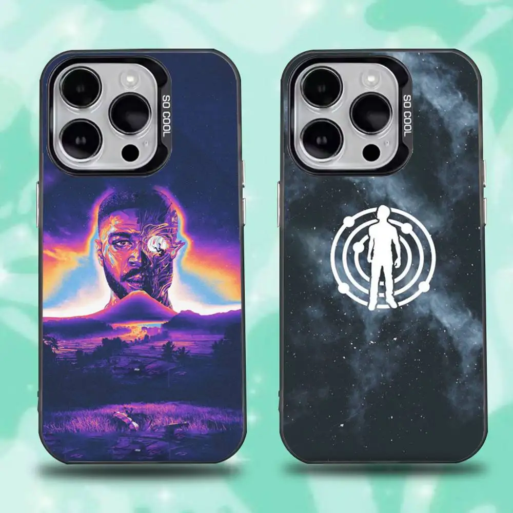 

Kid Cudi Man On The Moon Phone Case For iPhone 16,15,14,13,12,11,Mini,Pro,E,SE4,XS,MAX Black Candy Matte Cover