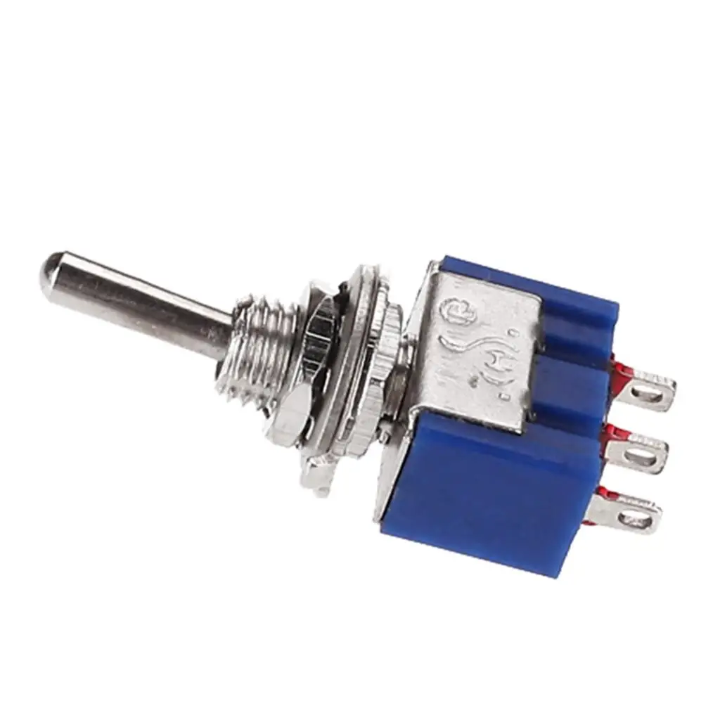 2-Way 3-Pole On/On Mini Toggle Switch Electric Guitar Accessoru