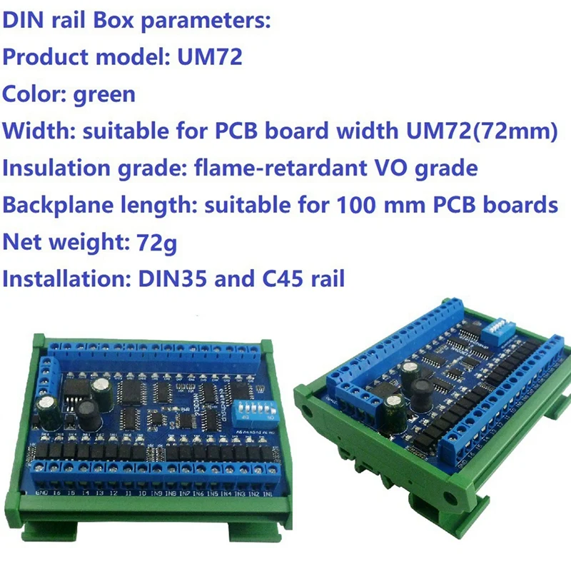 DC 12V 24V 16 In 16 Out RS485 Remote Switch PLC IO Expansion Board Modbus RTU Multifunctional Convenience Module Easy Install