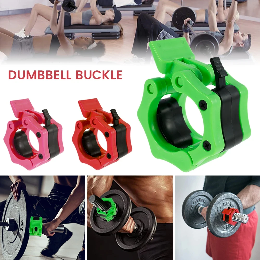 1/2Pcs 25/28/30mm Quick Release Barbell Clamps Spin Lock Barbell Collars Weight Bar Clips for Weightlifting Ad Strength Training