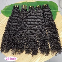 Extensiones de cabello humano rizado profundo 100% virgen cruda sin procesar 10-30 pulgadas extensiones de cabello rizado hinchable vietnamita para mujeres