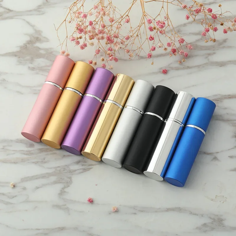 VIP Link 5ml/10ml Perfume Refill Bottle Portable Mini Refillable Spray Jar Scent Pump Empty Cosmetic Containers Atomizer