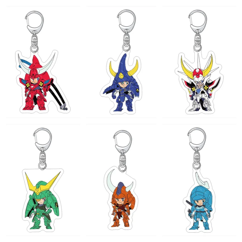 shin-yoroiden-samurai-troopers-аниме-акриловый-брелок-мультфильм-креативная-домашняя-сумка-украшение-кулон-высота-6-см-в-наличии