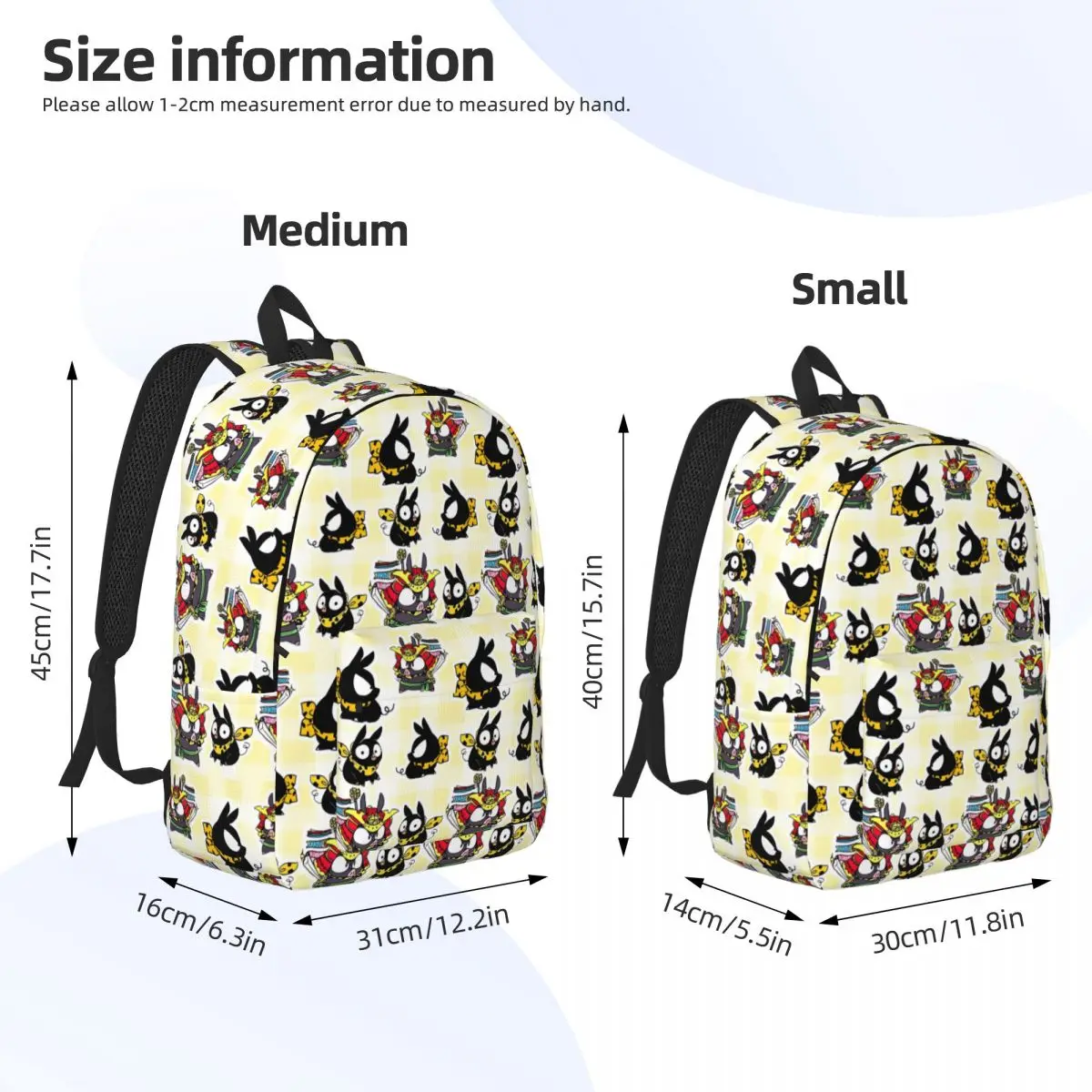 Ranma Saotom Anime Backpack for Men Women Fashion Student Work Daypack Laptop Computer Shoulder Bag with Pocket