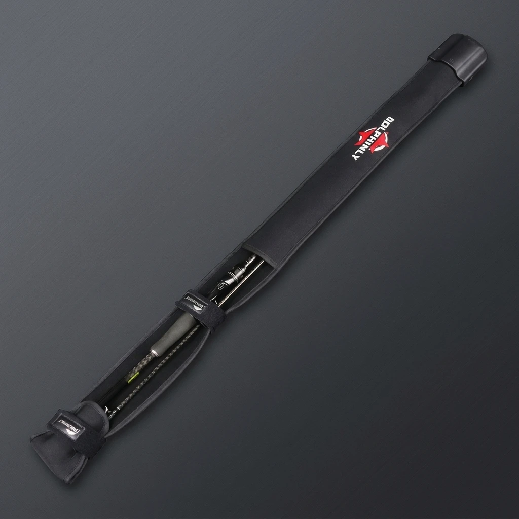 

Lure-Rod Storage Bag Double Layer Protective Cover With Straps And Rod-Cap For Fishing Lure