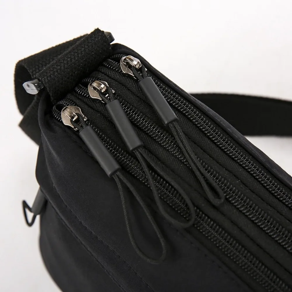 حقيبة كروس أكسفورد كاجوال بلون سادة حقيبة كتف ذات سعة كبيرة تصميم متعدد السحاب حقيبة ساعي عالية الجودة للنساء والرجال #4