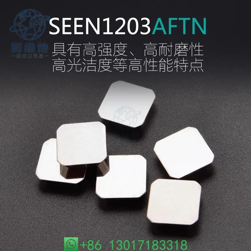

Ceramic Square Double Sided Milling Inserts SEEN1203 1504 High Precision Finish CNC Machining Inserts