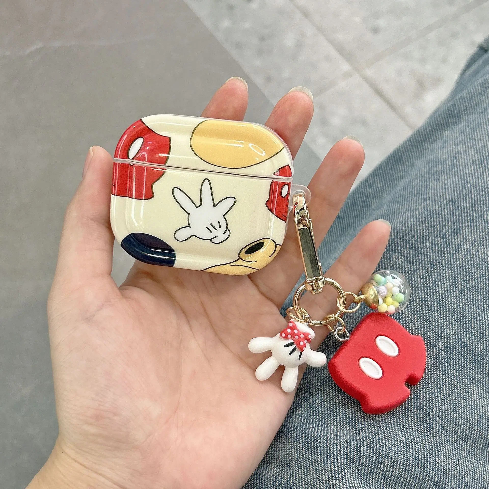 New Graffiti Cartoon Mickey Case for AirPods Pro2 Tpu Protective Cover for Airpods 1 2 3 Pro Wireless Bluetooth Earphone Case