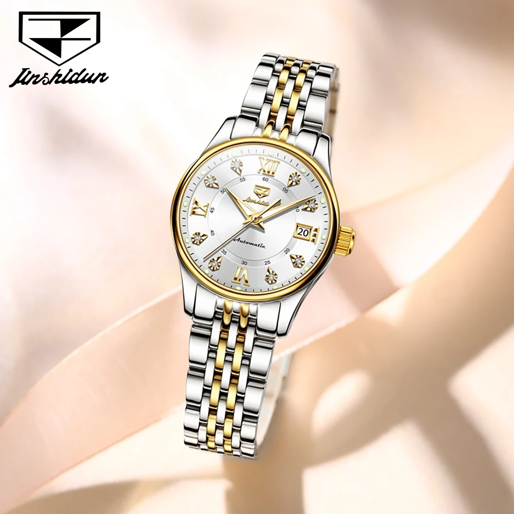 JSDUN New Trend Watch for Women Original Fashion Lady Wrist Watch Best Selling Elegant Luxury Women Automatic Mechanical Watches