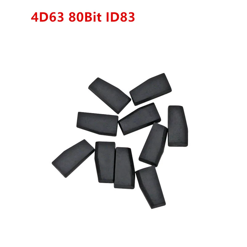 5/10/20/50Pcs 4D63 80Bit ID83 auto Transponder Blank Car Key Chip ID4D63 63 Chip