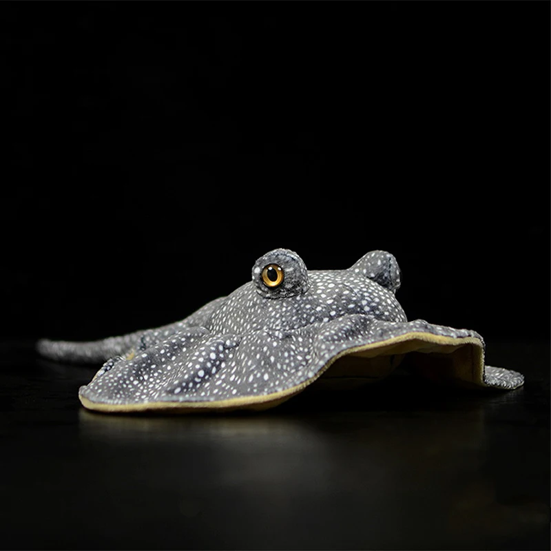 Aquatic Animal -Bionic Manta Ray Stingray Toy Relief Desktop Decoration Sea Creature Spotted Eagle Ray Carfts Christmas Gift