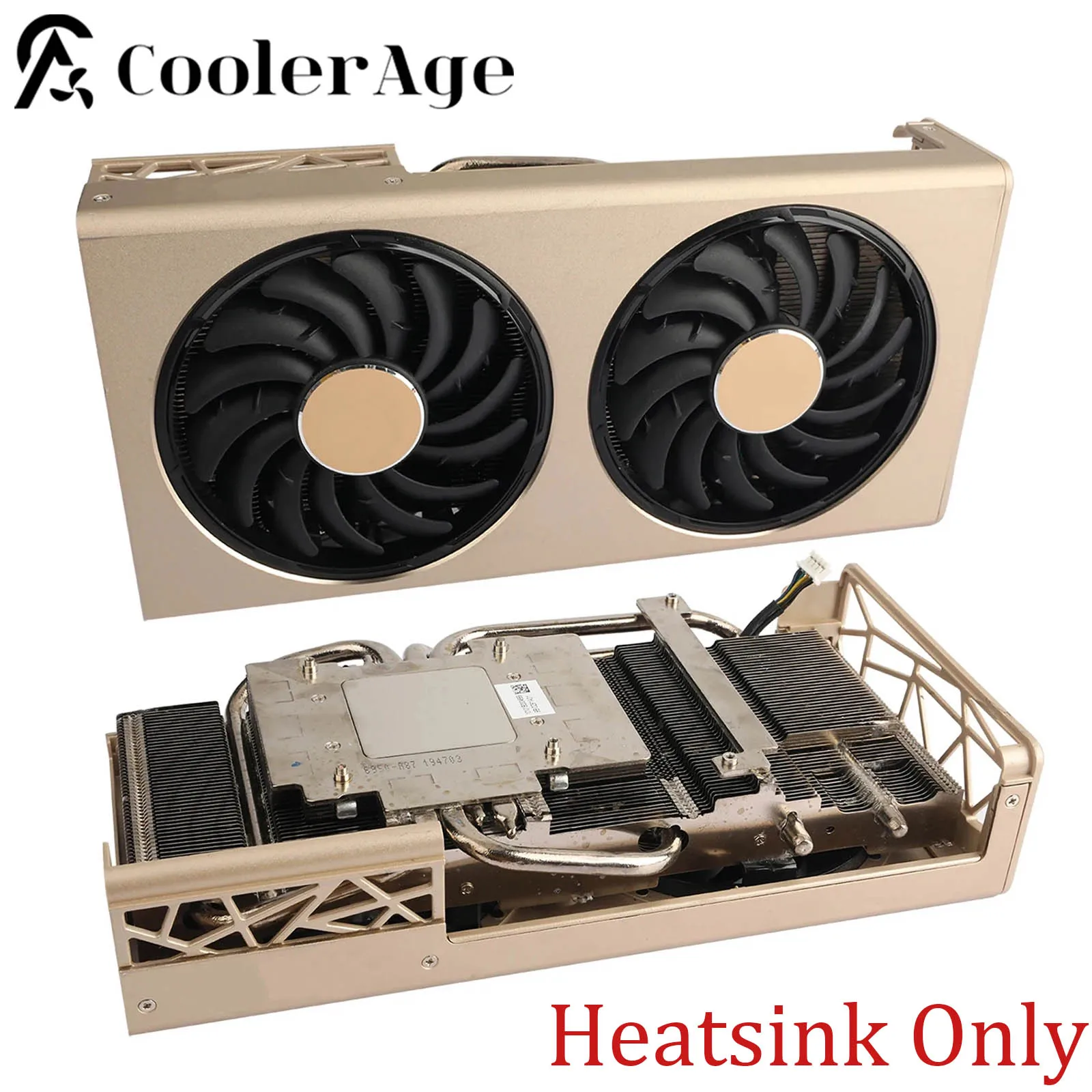 Original Video Card Heatsink For MSI Radeon RX 5700 XT 5700 EVOKE 87MM PLD09210S12HH Replacement Graphics Card GPU Heat Sink