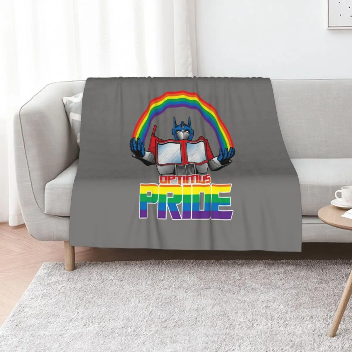

Optimus Pride Throw Blanket Moving Comforter wednesday Extra Large Throw Blankets