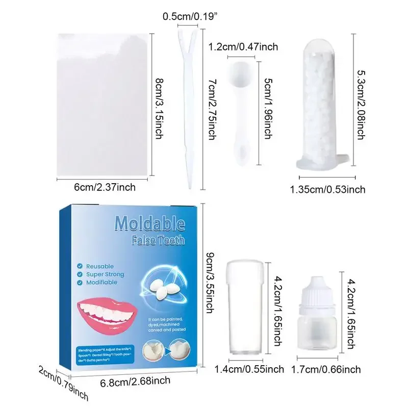 Tooth Repair Glue False Teeth Solid Glue Denture Adhesive Portable And Moldable Tooth Repair Filling Glue Safety Dental Supplies