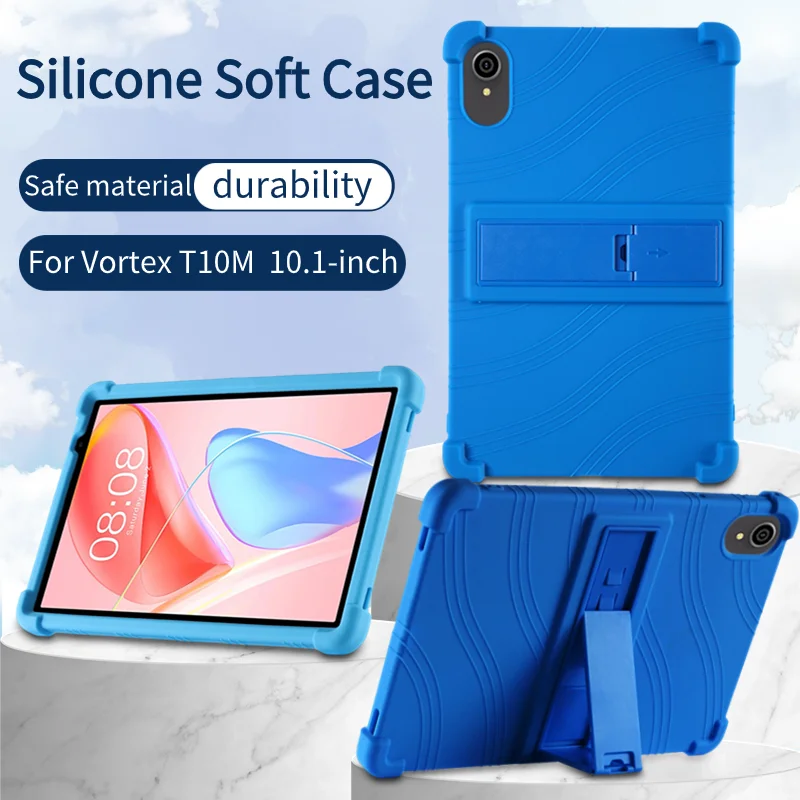 For Vortex T10M Tablet 10.1 inch Tablet Shockproof Cover Baken D10A Tablet Silicon Stand Adjustable Protective Shell Soft