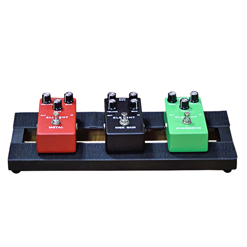 

Guitar Effect Power Bracket Universal 40x13cm Metal Pedal Mounting Board for Effect Pedal Power Supply Professional Audio Signal