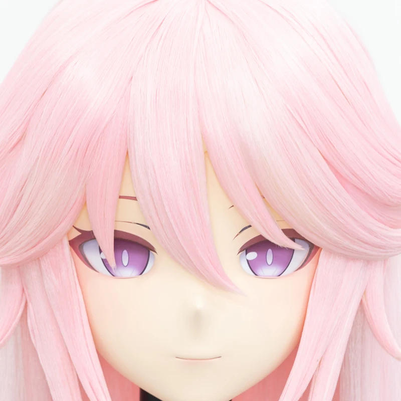 

(MEO013) Customize Handmade Full Head Lockable Crossdress Male to Female Japanese Cartoon Anime Game Character Kigurumi Mask