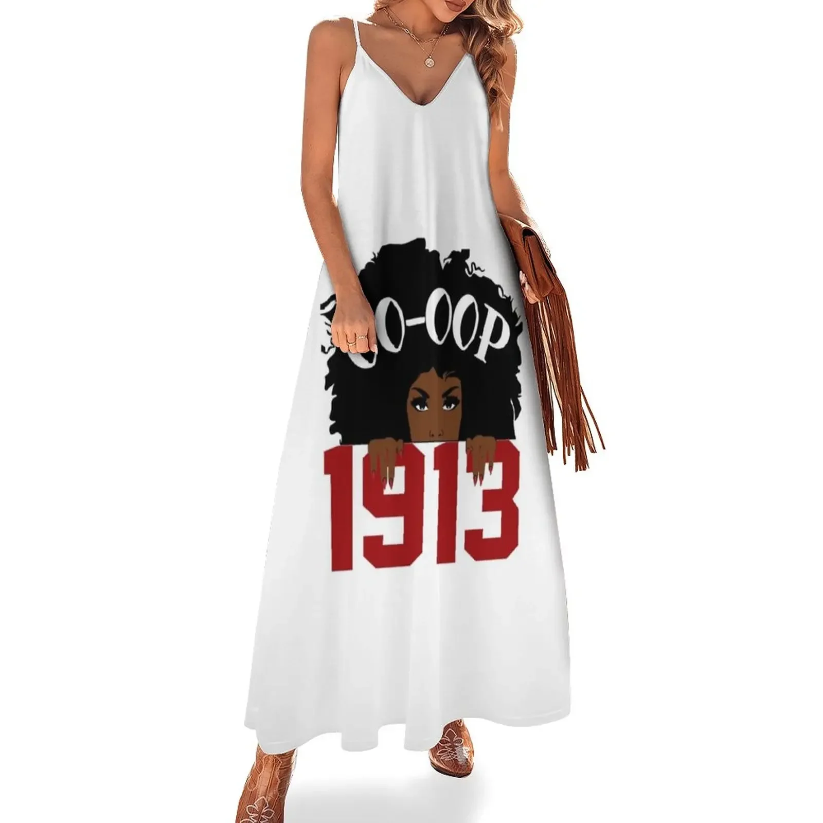 

OoOop DST Paraphernalia Delta 1913 Sorority Sleeveless Dress summer dresses for women 2025 Summer dresses for women