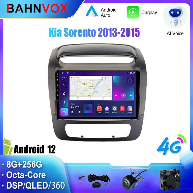 

Android Car Radio GPS Navigation Multimedia Video Player for Kia Sorento 2013-2015 Stereo Tape Recorder Screen Head Unit