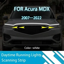 DRL Start Scan Strips Light FOR Acura MDX 2007-2021 Car Hood Light Decorative Ambient Lamp 12V 59 Inches Waterproof
