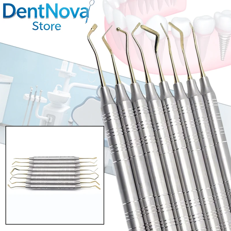 

8pcs Professional Grade Dental Resin Filler Kit Composite Spatula Dentist Restoration Instruments Set