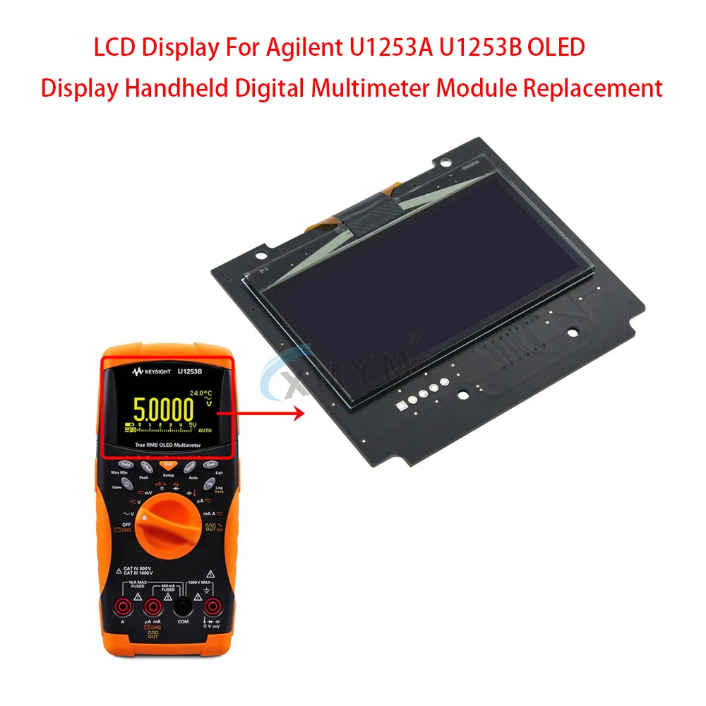 

LCD Display For Agilent U1253A U1253B OLED Display Handheld Digital Multimeter Module Replacement