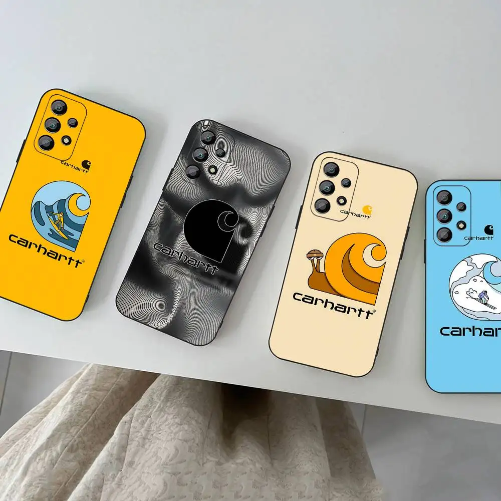 C-Carharttes LOGO Phone Case For Samsung A 52 53 21 32 13 12 71 31 51 40 72 73 70 22 42 50 30 20 21 Shell