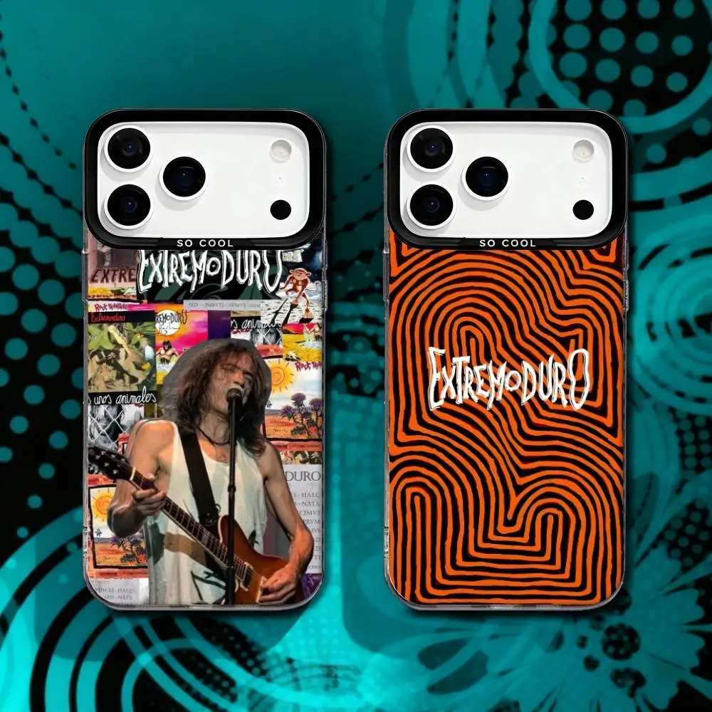 Band E-Extremoduro Canciones  Phone Case For iPhone 17,16,15,14,13,12,X,8,Pro,Max,Plus,SE4,Air,Mini HD Black IMD Matte