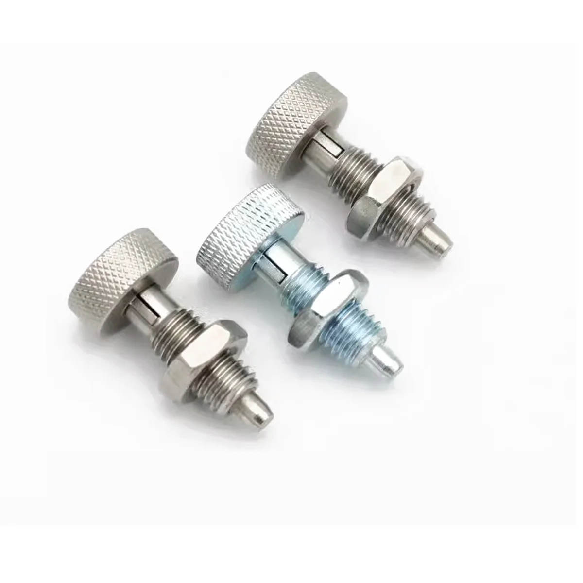 

Telescopic Knurling Head Knob Plunger Spring Positioning Stop Index Pin M6M8M10M12M16