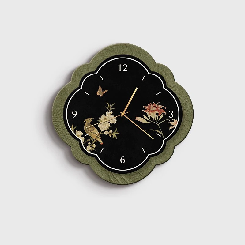 

Mid-century Style Creative Wall Clock Nordic Simple Living Room High-end Wall Clock French Retro Home Decor Duvar Saati FYWC