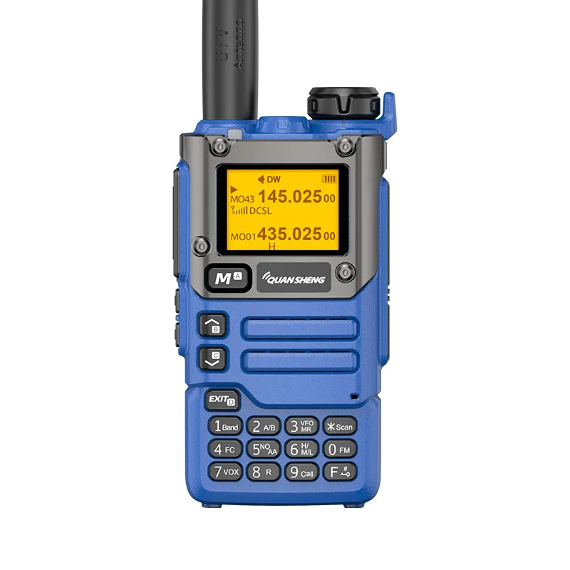 Quansheng UV-K6 Walkie Talkie 5W Air Band Radio Tyep C Charge UHF VHF DTMF FM Scrambler NOAA Беспроводная Частота двухсторонняя CB Radio