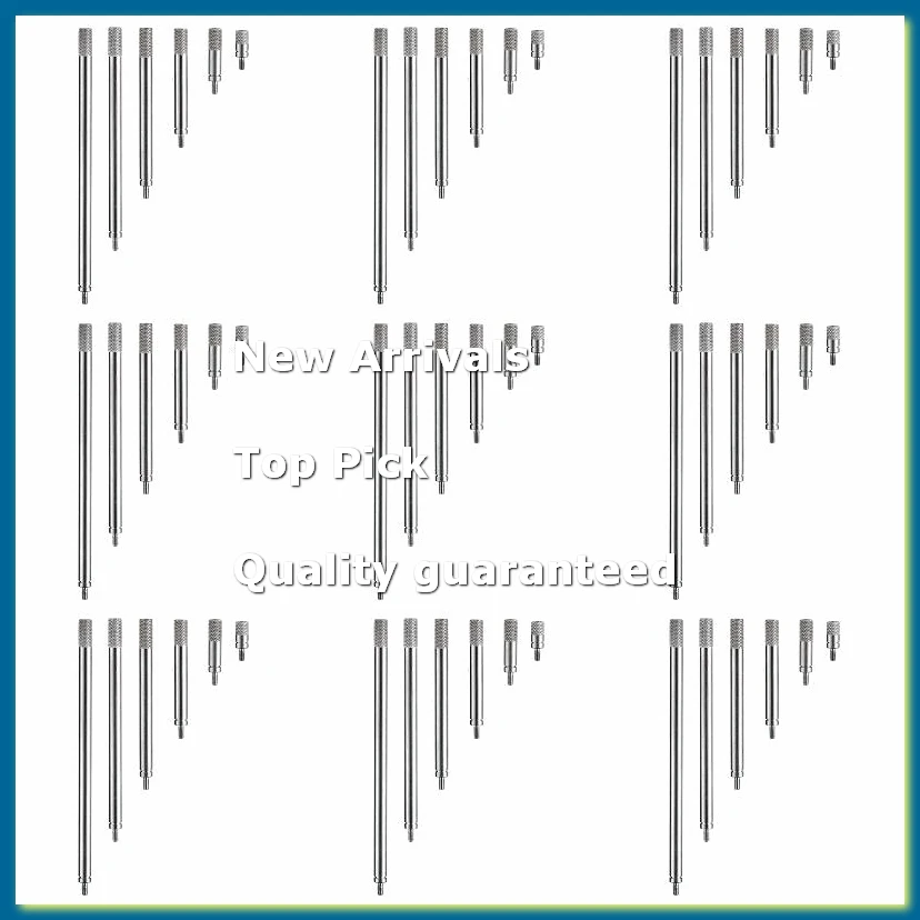 6Pack X(M2.5 Thread Indicator Extension Stem Rod Set 6pcs 10-100mm Extend Rod Measurement for Digital Indicators
