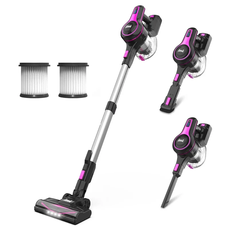 

N5T Cordless Vacuum Cleaner, Extra Large Dustbin, Powerful Brushless Motor, Ultra Quiet Lightweight