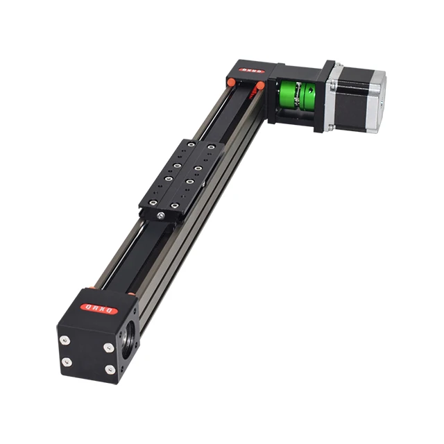 QRXQ RXP-40 Rail Synchronous Belt Linear Module High Precision Customizable Length Low Noise Including Stepper Motor