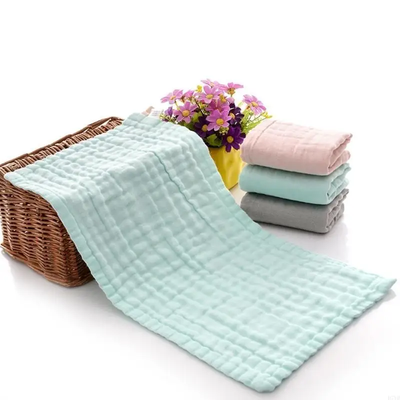 

D7YD Feeding Bibs Handkerchief Newborns Infant Hand Cloth Multi-Layer Saliva Towels