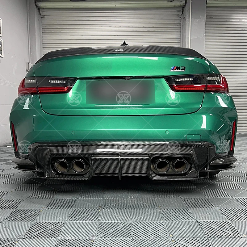

Carbon Fiber Rear Bumper Diffuser Spoiler for BMW M4 G82 G83 M3 G80 - Rear Lip Splitter Body Kit Car Accessory