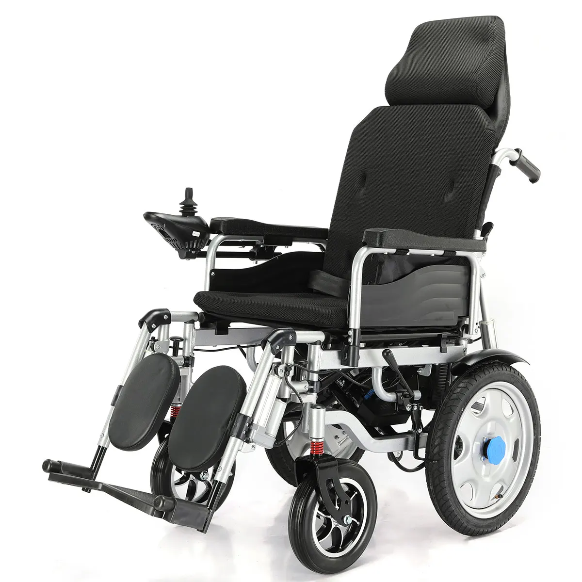 2025 Best-selling Adjustable Footrest Power Wheelchair Easy To Fold Portable Electric Wheelchair