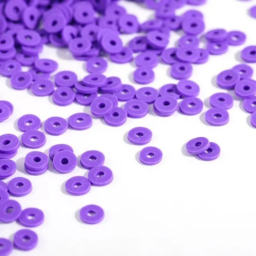 300 Stück 6mm Flache Runde Polymer Clay Perlen Handgefertigte Scheiben Lose Abstandsperlen für Schmuckherstellung DIY Armband Halskette Heishi Perlen – Detail 9