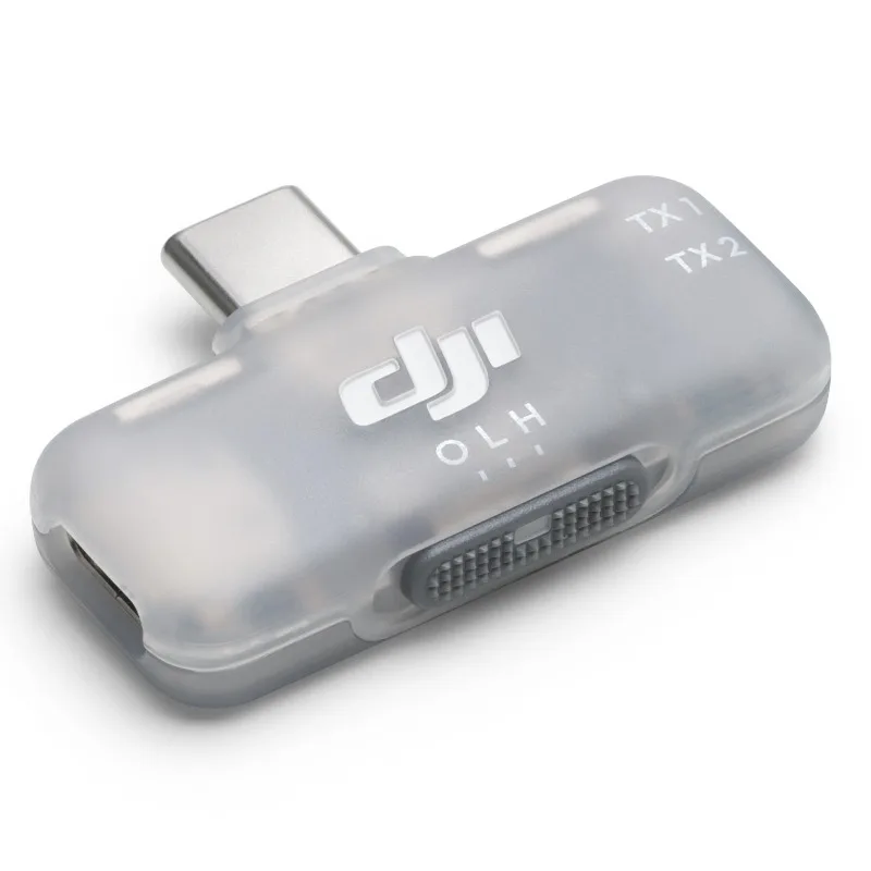 جهاز استقبال الهاتف المحمول من سلسلة DJI Mic جهاز استقبال الهاتف المحمول لسلسلة DJI Mic 2 DJI Mic 3 وأجهزة إرسال DJI Mic الصغيرة