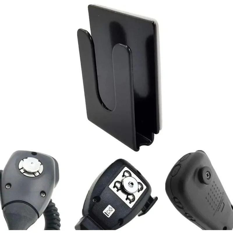 Universal Microphone Holder Hand Hook Clip For Motorola Kenwood YEASU TYT Hytera BAOFENG Car Radio Walkie Talkie